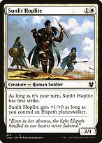 Hoplita Iluminado pelo Sol — Theros Beyond Death 273