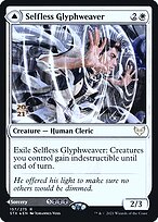 Glifiandeiro Altruísta // Vaidade Mortífera — Strixhaven: School of Mages Promos 157s