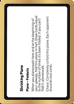 Shrinking Plane — Black Lotus Unknown Planechase PLA021