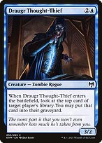 Ladrão de Pensamentos Draugr — Kaldheim 55