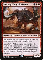 Moraug, Fúria de Akoum — Zendikar Rising Promos 150p