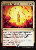 Suspend Aggression — Secrets of Strixhaven Promos 236p