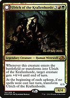 Ulrich da Krallenhorde // Ulrich, Alfa Incontestado — Eldritch Moon Promos 191s