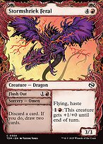 Stormshriek Feral // Flush Out — Tarkir: Dragonstorm 304