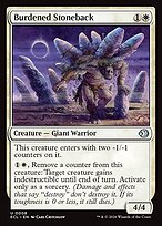 Burdened Stoneback — Lorwyn Eclipsed 8