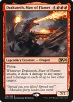 Drakuseth, Gorja das Chamas — Core Set 2020 Promos 136p