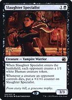 Especialista em Matança — Innistrad: Midnight Hunt Promos 122s