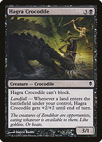 Crocodilo de Hagra — Zendikar 94