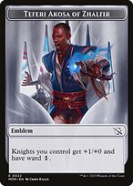 Teferi Akosa of Zhalfir Emblem — March of the Machine Tokens 22
