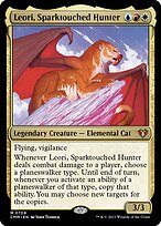 Leori, Sparktouched Hunter — Commander Masters 709
