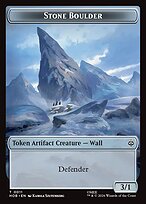 Stone Boulder — The Hobbit Tokens 11