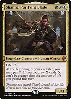 Shanna, Lâmina Purificadora — Dominaria United Promos 218p