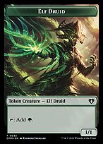 Elf Druid — Commander Masters Tokens 32