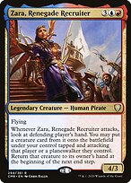 Zara, Recrutadora Renegada — Commander Legends 294