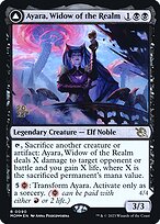 Ayara, Viúva do Reino // Ayara, Rainha da Fornalha — March of the Machine Promos 90s