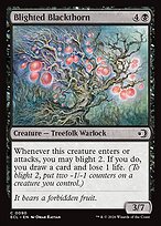 Blighted Blackthorn — Lorwyn Eclipsed 90