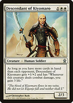 Descendente de Kiyomaro — Saviors of Kamigawa 7