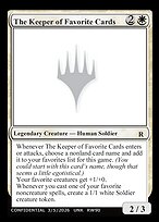 The Keeper of Favorite Cards — Unknown Event RW90e