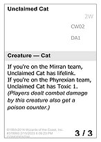 Unclaimed Cat — Unknown Event CW02