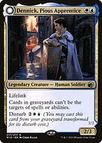 Dennick, Aprendiz Pio // Dennick, Aparição Pia — Innistrad: Midnight Hunt 217