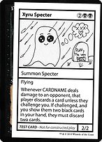 Xyru Specter — Mystery Booster Playtest Cards 2021 51