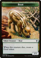 Boar — Throne of Eldraine Tokens 9