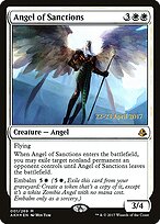 Anjo das Sanções — Amonkhet Promos 1s