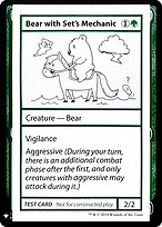 Bear with Set's Mechanic — Mystery Booster Playtest Cards 2019 71