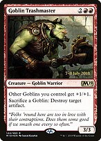 Mestre Desmantelador Goblin — Core Set 2019 Promos 144s