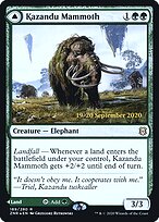 Mamute de Kazandu // Vale de Kazandu — Zendikar Rising Promos 189s