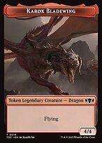 Karox Bladewing — Tarkir: Dragonstorm Commander Tokens 19