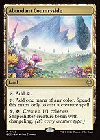 Abundant Countryside — Lorwyn Eclipsed Commander 22