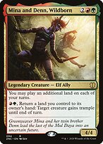 Mina e Denn, Nascidos Selvagens — Zendikar Rising Commander 94