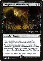 Oferenda Vil de Yawgmoth — Dominaria Promos 114s