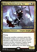 Olivia, Mobilizada para a Guerra — Shadows over Innistrad Promos 248s