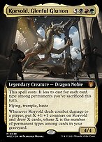 Korvold, Glutão Alegre — Wilds of Eldraine Commander 38