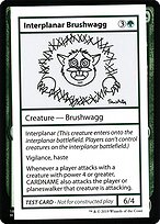 Interplanar Brushwagg — Mystery Booster Playtest Cards 2021 79