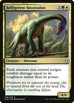Brontodonte Beligerante — Ixalan 218