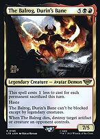 O Balrog, Ruína de Durin — Tales of Middle-earth Promos 195s