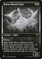 Geist Abençoado pela Garça — Innistrad: Double Feature 286