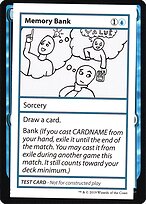 Memory Bank — Mystery Booster Playtest Cards 2021 27