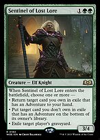 Sentinela do Saber Perdido — Wilds of Eldraine Promos 184p