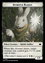 Intrepid Rabbit — Bloomburrow Tokens 2