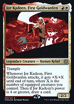 Jor Kadeen, Primeiro Guardião Dourado — Phyrexia: All Will Be One Promos 203s