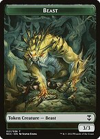 Beast — New Capenna Commander Tokens 21