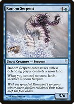 Serpente de Ronom — Coldsnap 45