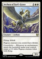Arconte da Graça do Sol — Wilds of Eldraine Commander 61