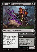 Cheerful Osteomancer // Raise Dead — Secrets of Strixhaven 76