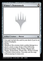 Winter's Demonmech — Unknown Event RA05c