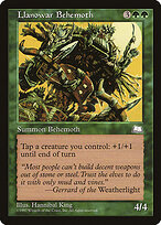 Behemoth de Llanowar — Weatherlight 132